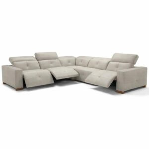 Quick Ship Aldo Sectional with 3 Recliners